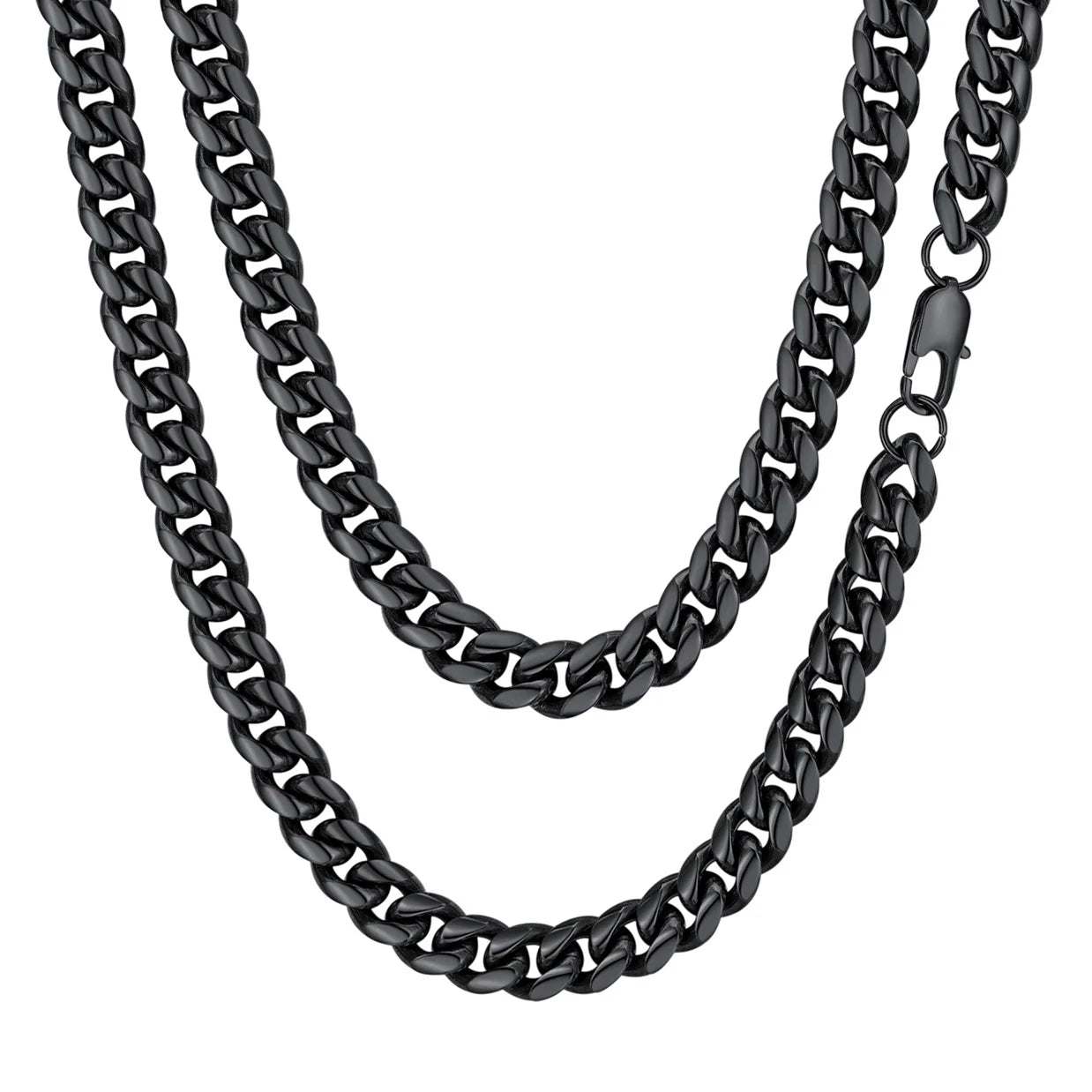 Mens Necklace Chains Stainless Steel Cuban Chain Necklace 24 Inch Jewelry Mens Gifts for Dad