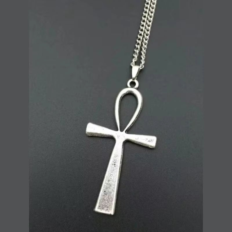 Razor Blade Pendant Necklace for Women Men Vintage Punk Goth Gothic Steampunk Accessories Grunge Rock Jewelry Y2K Aesthetic